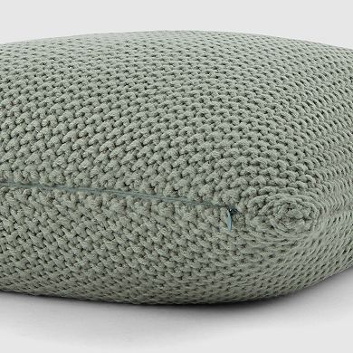 Seed Stich Knit Decor Throw Pillow