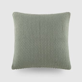 Seed Stich Knit Decor Throw Pillow