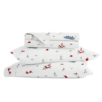 Urban Loft Christmas Holiday Soft 4 pc Bed Sheet Set, Winter Prints