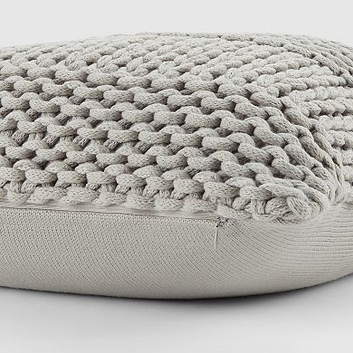 Chunky Knit Decor Throw Pillow