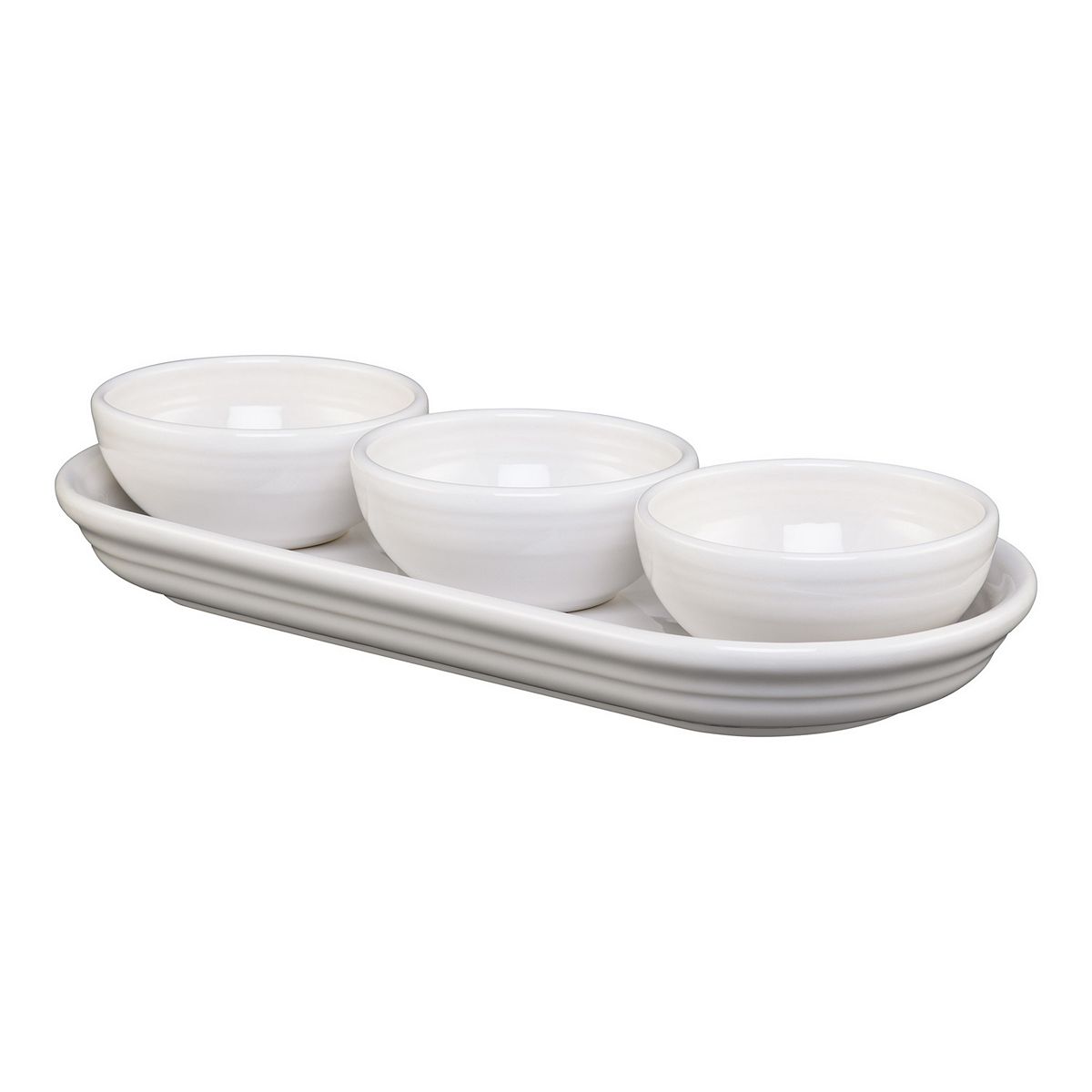 Fiesta 4 Piece Condiment Set - White