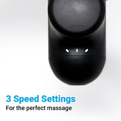 iReliev Wireless Percussion Massage Gun with 4 Heads and Carrying Case