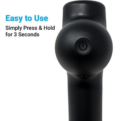 iReliev Wireless Percussion Massage Gun with 4 Heads and Carrying Case