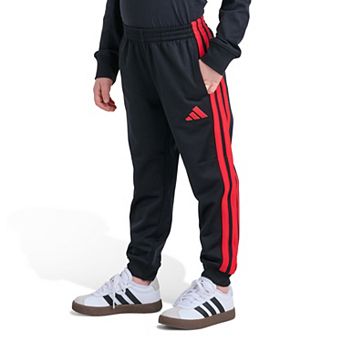 Boys 8-20 adidas Elastic Waistband 3-Stripe Tricot Jogger Pants