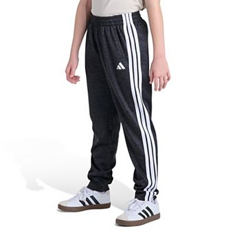 Boys 8-20 adidas Elastic Waistband Training Fleece 3-Stripes Pants