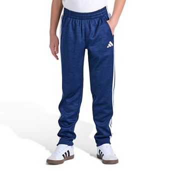 Boys 8-20 adidas Elastic Waistband Training Fleece 3-Stripes Pants