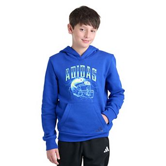 Boys 8-20 adidas Graphic Fleece Long Sleeve Hooded Pullover