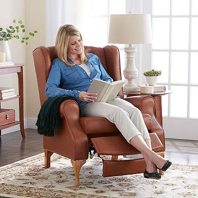 BrylaneHome 400 Lbs. Weight Capacity Queen Ann Recliner