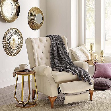 BrylaneHome 400 Lbs. Weight Capacity Queen Ann Recliner
