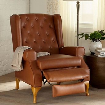 BrylaneHome 400 Lbs. Weight Capacity Queen Ann Recliner