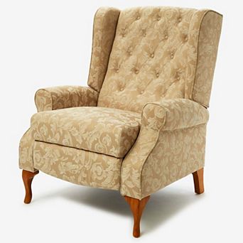 BrylaneHome 400 Lbs. Weight Capacity Queen Ann Recliner