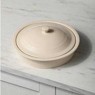 Fiesta 10-Inch Round Covered Casserole Dish