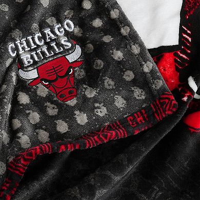 Two Hype Chicago Bulls Fleece Throw Blanket