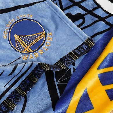 Two Hype Golden State Warriors Fleece Throw Blanket