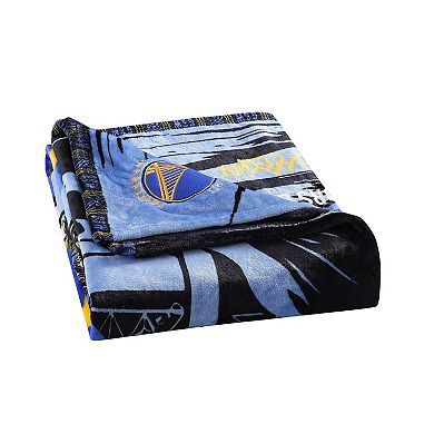 Two Hype Golden State Warriors Fleece Throw Blanket