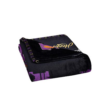 Two Hype Los Angeles Lakers Fleece Throw Blanket