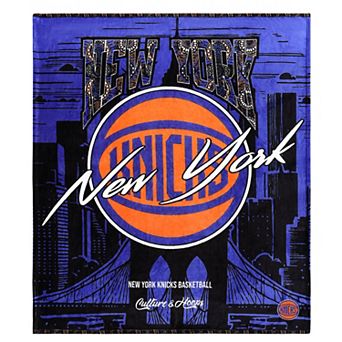 Two Hype New York Knicks Fleece Throw Blanket