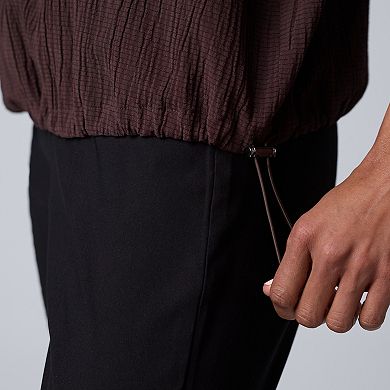 Women's Simply Vera Vera Wang Drawcord Hem Blouse