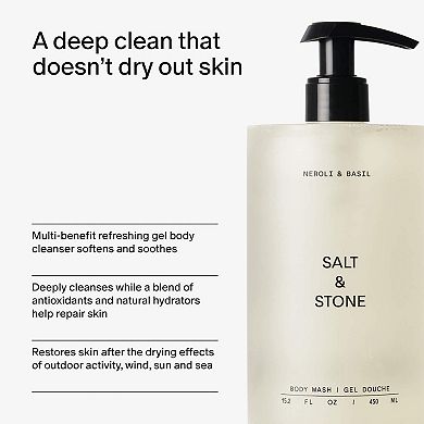 Neroli & Basil Body Wash with Niacinamide + Probiotics