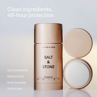 Saffron & Cedar Extra-Strength Aluminum-Free Deodorant