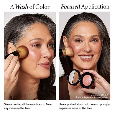 Angled Retractable Kabuki Brush