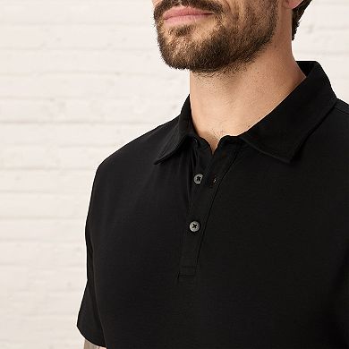Luxe Stretch Jersey Slim Polo