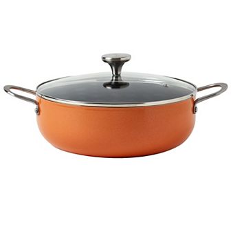 Infuse 6-qt Caldero Nonstick Aluminum Saute Pan with Lid