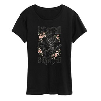 Women's Lynyrd Skynyrd Floral Logo Distressed Graphic Tee