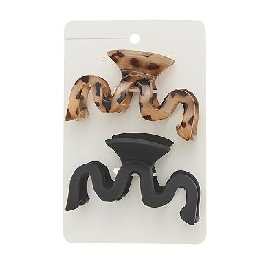 Emberly 2-Pk. Wavy Claw Clips