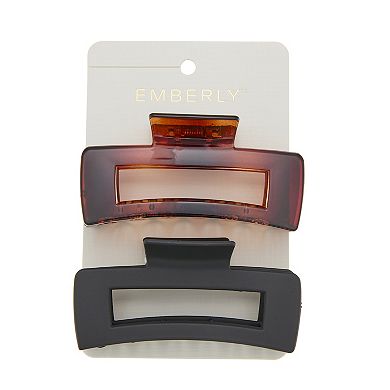 Emberly 2-Pk. Elongated Claw Clips