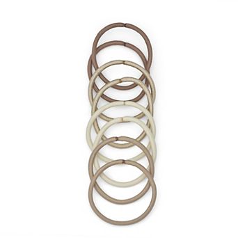 Emberly Thin Elastic Hair Ties 40 pk