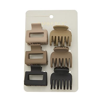 Emberly 6-Pack Medium Claw Clips