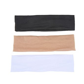 Emberly 3 pk Solid Color Headwraps