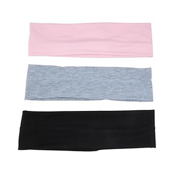 Emberly 3 pk Solid Color Headwraps