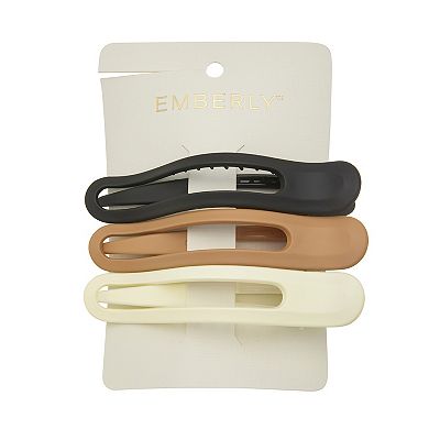 Emberly 3-Pack Alligator Hair Clips