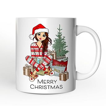 Girly Girl Christmas Mug