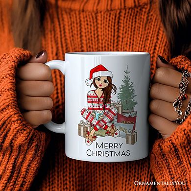 Girly Girl Christmas Mug