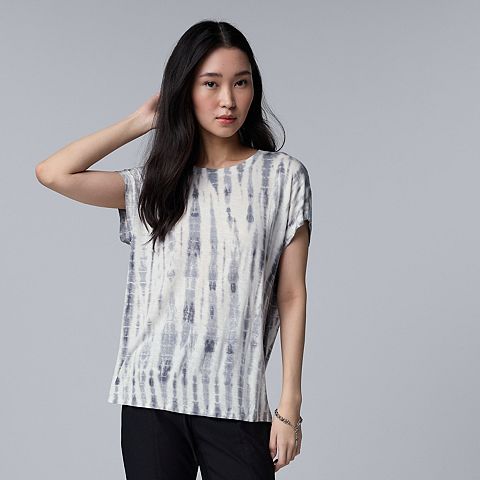Женская футболка Simply Vera Vera Wang Dolman Core