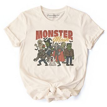 Vintage Monster Mash T-Shirt, Retro Halloween Friends Tee