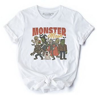 Vintage Monster Mash T-Shirt, Retro Halloween Friends Tee