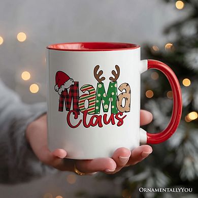 Mama Claus Retro Christmas Mug, Matching Family Holiday Gift