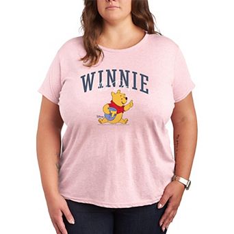 Plus Size Disney's Winnie The Pooh Collegiate Graphic Tee