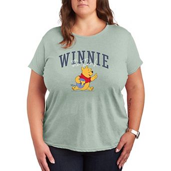 Plus Size Disney's Winnie The Pooh Collegiate Graphic Tee