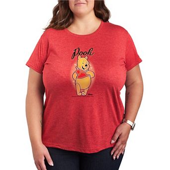 Plus Size Disney's Winnie The Pooh Airbrush Graphic Tee