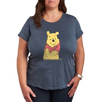 Plus Size Disney's Winnie The Pooh Sketch Graphic Tee