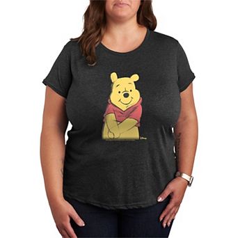 Plus Size Disney's Winnie The Pooh Sketch Graphic Tee