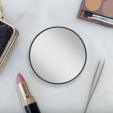 Compact Mirror with 15X Magnification — Suction-Cup Mount