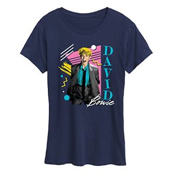 Women's David Bowie Retro Patterns Graphic Tee