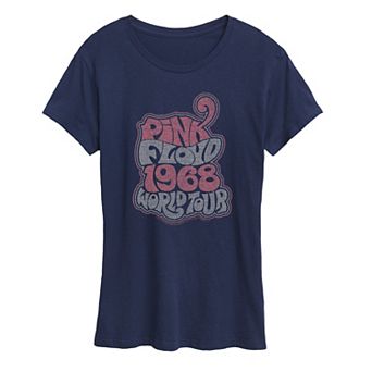 Women's Pink Floyd Groovy Retro Graphic Tee