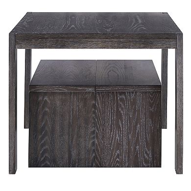 Whisen 3-Piece Farmhouse Style Simple Dining Set with 2 Benches